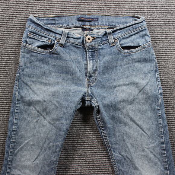 Levi's 542 Jeans Women's 12 Light Wash Straight Pencil Flap Pockets Stretch - Picture 5 of 9